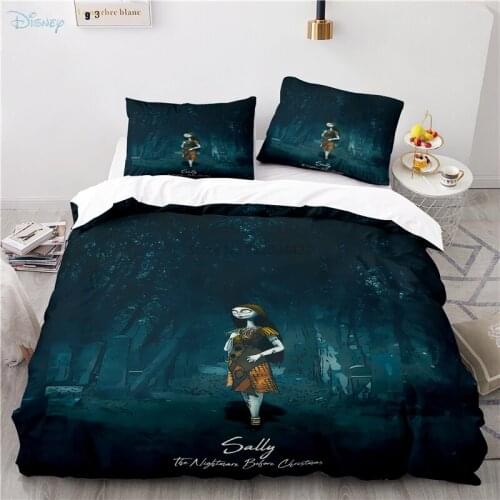 Popular Cartoon The Nightmare Before Christmas 3d Duvet Cover Set Pillowcase Twin Full Queen King Size Bedding Sets Dropshipping