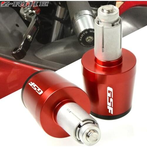 Motorcycle accessories Handlebar Grips Handle Bar Cap End Plugs For SUZUKI GSF 250 600S GSF650 GSF1200 GSF1250 GSF650N BANDIT