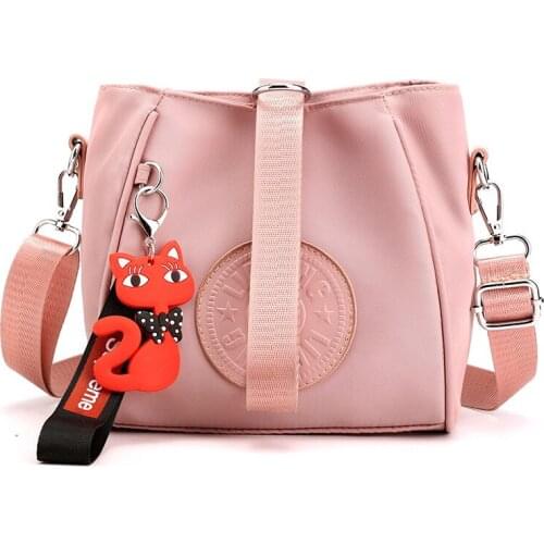 New Nylon Women Shoulder Bags Female Bags Fashion Crossbody Bags for Ladies Bags Solid Color Messenger Bags for Women Wallet