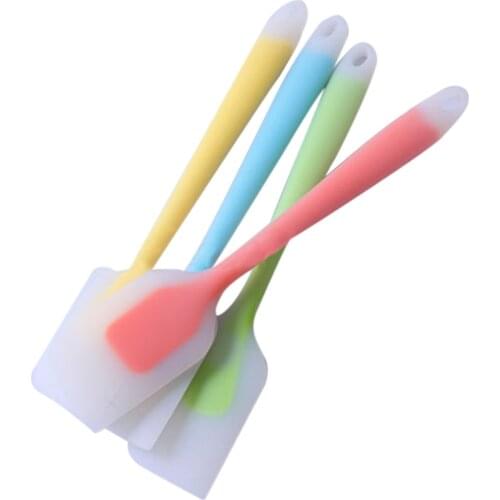 NEW Kitchen Silicone Cream Butter Cake Spatula Mixing Batter Scraper Brush Butter Mixer Cake Brushes Baking Tool Kitchenware