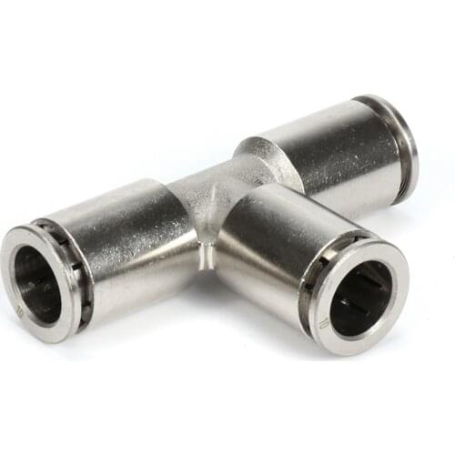 PE PEG pneumatic quick coupling brass metal trachea quick connection tee hose air compressor accessories 4 6 8 10 12 14 16mm