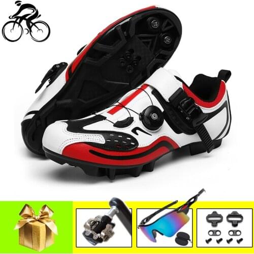 Professional mountain bike shoes men women self-locking Wear-resistant riding bicyle sneakers SPD pedals mtb cycling shoes