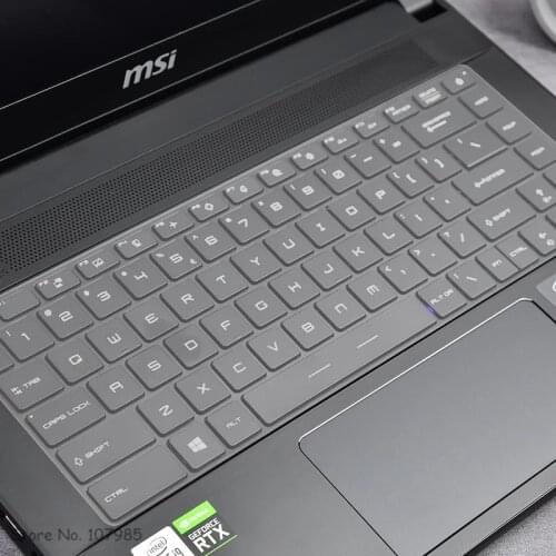 Clear TPU Keyboard Cover Protector Skin For MSI GE66 Raider / MSI GS66 Stealth 10SE-039 GE 66 GS 66 WS66 15.6 inch