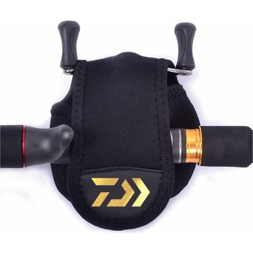 DAIWA Baitcasting Fishing Reels Cover Protective Case Bait Casting Reel Wheel Pouch Lure Rock Fishing Gear Bags