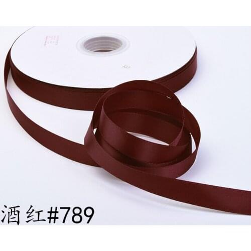 Width 1.5CM Wine Red Silk Satin Ribbon Wedding Party Decoration DIY Invitation Card Gift Wrapping Christmas Supplies 91 Meters
