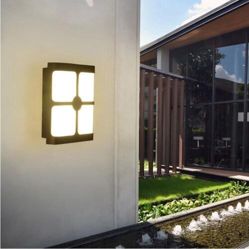15W 18W Outdoor wall lamp waterproof gate garden villa terrace doorpost balcony doorway contracted stair outdoor courtyard lamp