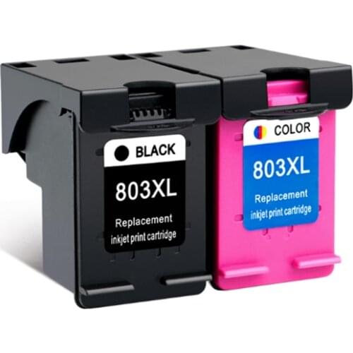 New version ink cartridge replacement for HP 803 XL 803XL update chip 2600, 5000 and 5200 series Printer