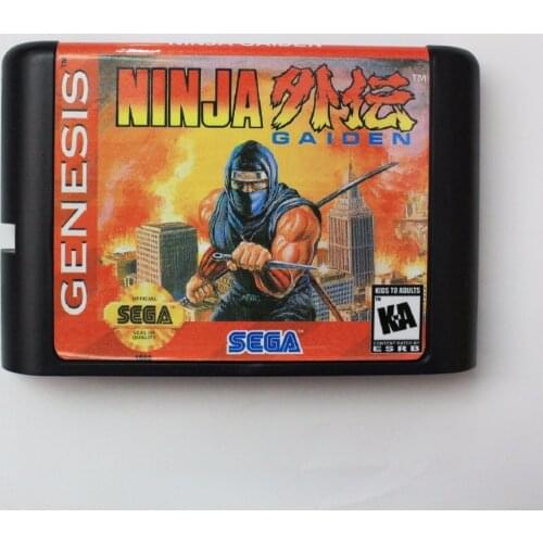 Ninja Gaiden 16 bit SEGA MD Game Card For Sega Mega Drive For Genesis