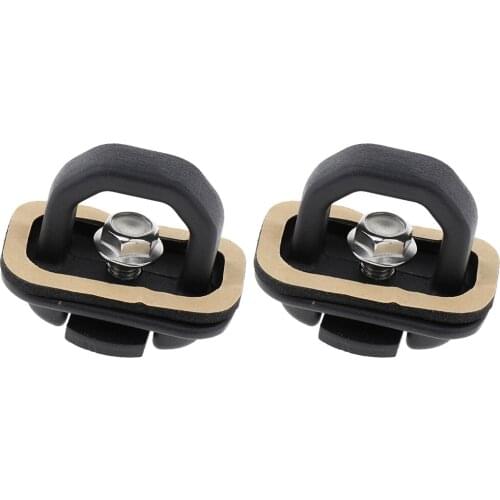 2 pcs Brand New And High Quality Bull Ring Retractable Truck Bed Side Wall Tie Down Anchors Corrosion Resistance