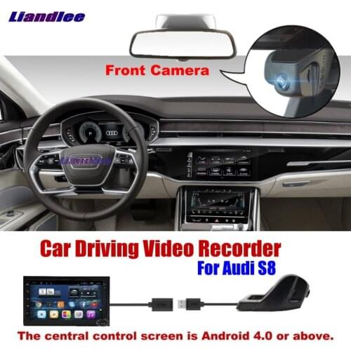 Liandlee Novatek96655 Car DVR Front Camera Driving Video Recorder USB Plug For Audi S8 Android Screen AUTO Dashcam Antiradar