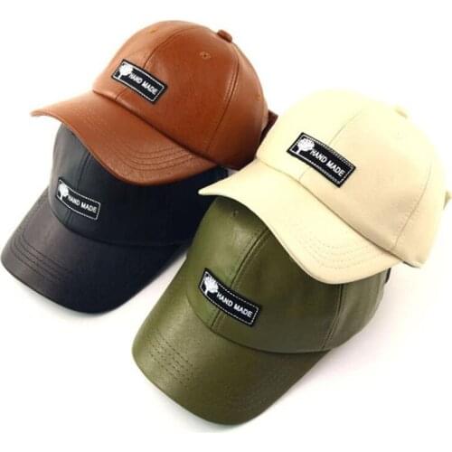 Doitbest Parent-child caps Children Baseball Cap summer Hip Hop kids Hats Pilot leather Boy Girls hat Caps snapback gorras