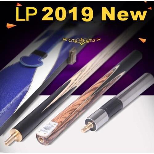 LP Billiar Gray Square Snooker Cue 3/4 Split Snooker Cue 10mm Tip Professional Ashwood Shaft Several Colors Option Billiards Cue