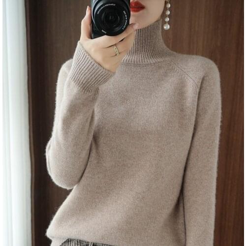 BISONJS Women's Cashmere Pullovers