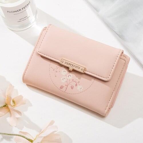 Brand Womens Medium Wallet High capacity Clutch for Women PU Leather Wallets Personalized Purse Girls Gifts Lady Carteira
