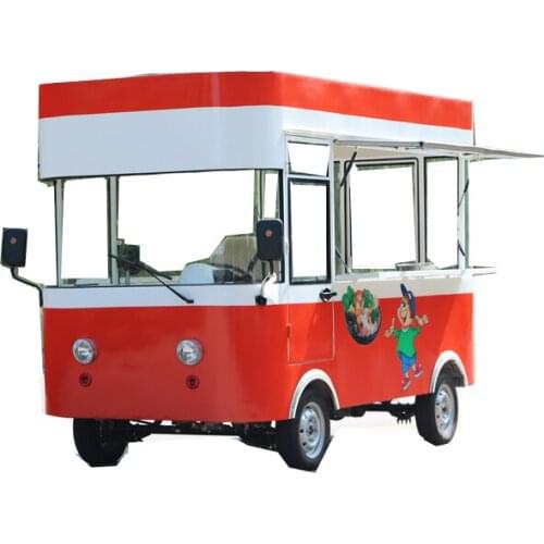 Hot selling mobile electric food cart truck snack food truck ice cream cart with free shipping