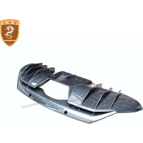 New Fashion Car Diffuser for Lamboghini LP700 Change LP740 OEM Style Carbon Fiber Aventador Rear Bumper Lip Auto Tuning Body Kit