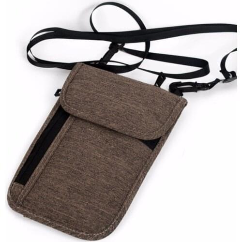 Nosii Neck Hanging ID Credit Card Holder Storage Bag Travel Passport Cover WalletMoney Clutch Carry Pouch RFID Card Holding