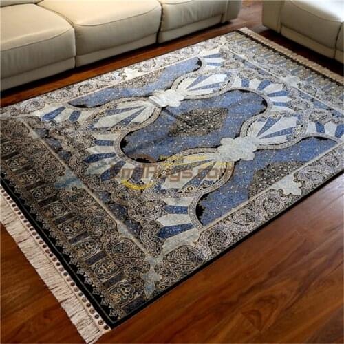 Silk hand made living room or prayer modern big carpet rolls in stock