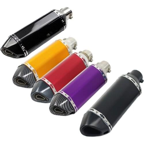Universal Motorcycle Exhaust Pipe Muffler Escape Moto DIRT Pit BIKE SCOOTER DB Killer Silencer CRF 230 tmax 530 gsr 600 750