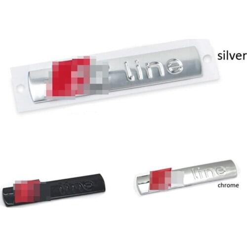 100pcs 3D Matt Chrome Black Car Emblem Badge Sticker line Grill Mash Car Styling Top quality Nola Speed