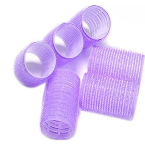 Hair Rollers Self Grip Hair Curlers 6 Pcs Hair Roller Heatless Curling Rod Lazy Curler Headband Hair Styling Tools Random Color