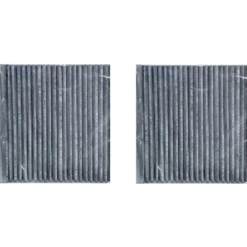 2x Car Pollen Cabin Air Filter For Nissan Teana X-Trail Infiniti FX35 FX45 Mitsubishi ASX Lancer Outlander Activated Carbon