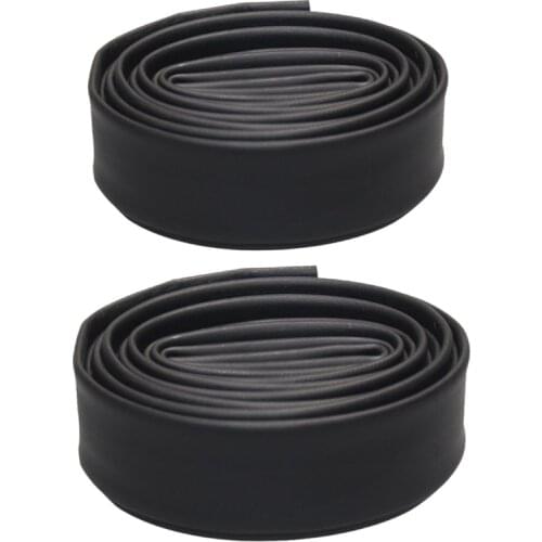 LBER 2 Pcs Black 1M Heat Shrink Tube Electrical Sleeving Car Cable/Wire Heat Shrink Tubing Wrap, 25MM with 10MM