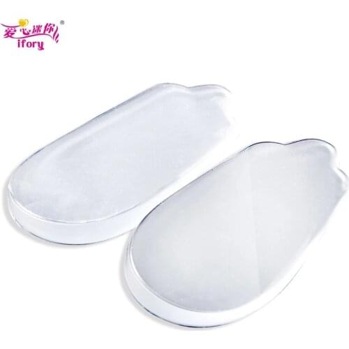 Ifory 1 Pair Soft Silicone Gel Insoles Correction Orthotic X&O Shape Legs Orthopedic Insole Varus Foot Care Tool