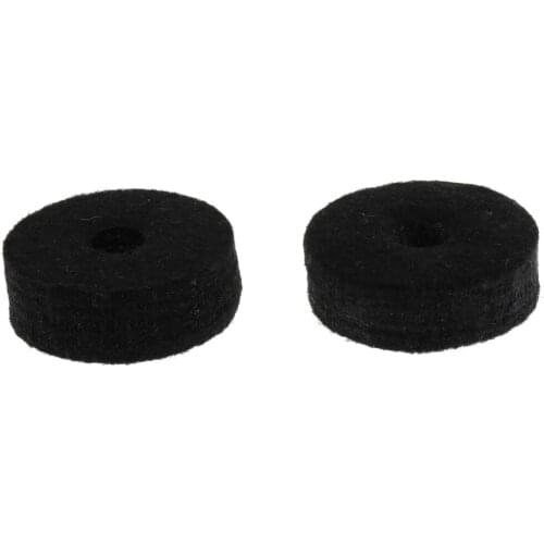 2 Pieces Drum Set Cymbal Felts Percussion Replacement Parts For Drum Players
