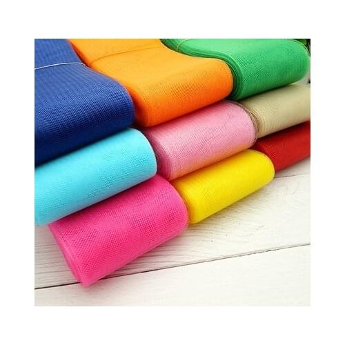 4'' Wide (10cm) Plain Veiling Horsehair Crin Braids netting mesh Braid Polyester fabric hat Braid Sewing Handmade Accessories