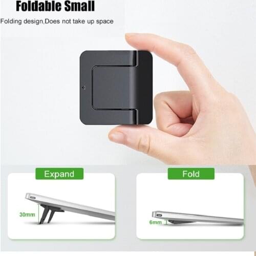 Laptop Stand 1pair(2pcs) Mini Portable Invisible Laptop Holder Adjustable Cooling Stand Foldable Multifunctional Holder