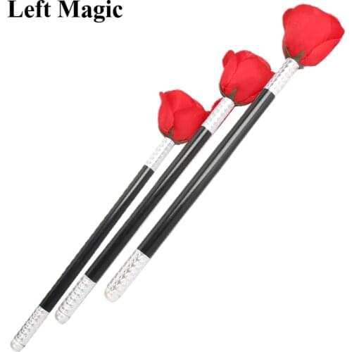 Stick To Rose / Flower Magic Tricks Flowers Close Up Street Stage Magic Props Magie Illusion Gimmicks Props Accessories