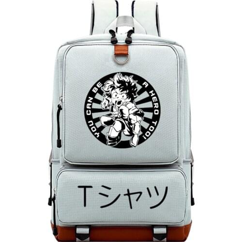 You Can Be A Hero Too Print School Bags Anime My Hero Academia Deku School Backpacks Bag My Hero Academia Friends Backpack Bag