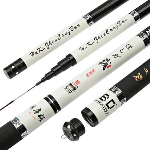 Stream Fishing Rods 2.7m-9.0m Carbon Fiber Telescopic Fishing Rod Hand Pole Feeder for Carp Fishing Tenkara,olta B304