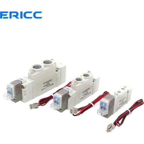 High Quality SMC Type 5 port 2 Solenoid Valve SY3120 SY5120 SY7120-4LZD/5LZD/6LZD Normal Close Internal Pilot Automation Valve