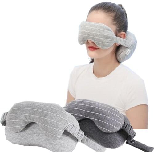 Neck Guard Blocking Light Sleeping Eye Mask Breathable Padded Travel Shade Cover Rest Relax Sleeping Blindfold Eye Cover
