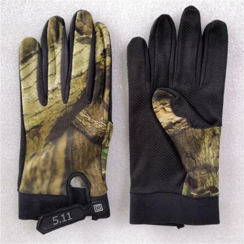 1 pair of Camouflage gloves,suitable for Hunting Fishing Cycling riding non-slip Branch Bionic Camouflage gloves