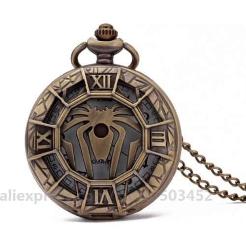 100pcs/Lot No Logo Vintage New Style Pocket Watch Pocket Watch Unique Face Hollow Out Pocket Watch Wholesale