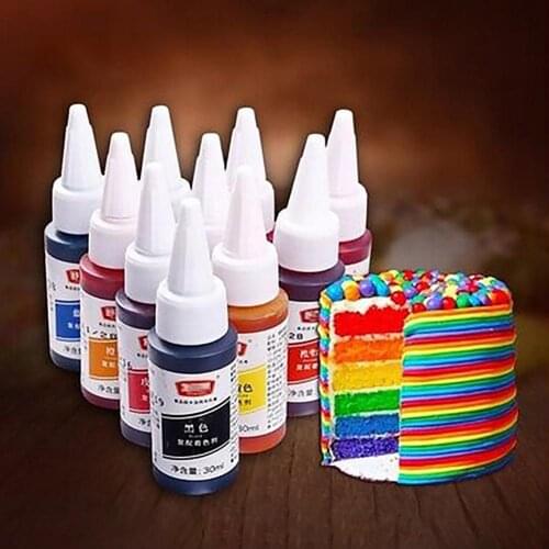 30ML/Bottle Cream Cake Food Coloring Supplies Kitchen Tools Cake Fudge Baking Cake Food Coloring Baking Pastry Decoration Tools