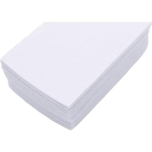 40Pcs/lot 10*15cm White Felt Fabric Polyester Nonwoven Fabric For Needlework DIY Sewing Handmade 1 MM Thickness Felt Sheets