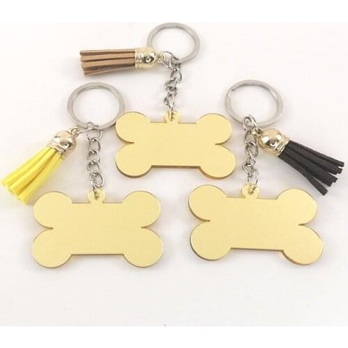 5pcs Personalized Pet Dog Bone Tag Engraved Pet ID Name Number for Puppy Dog Customized Tag Collar Pendant Bone Pet Accessories