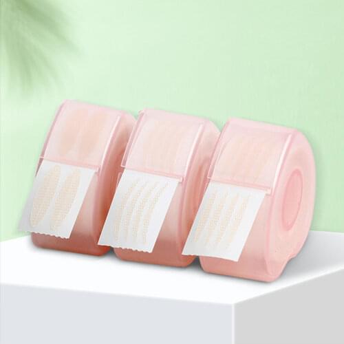 600Pcs/box Big Eyes Make Up Eyelid Sticker Double Eyelid Tape Fold Self Adhesive Stickers Makeup Clear Beige Invisible Tool