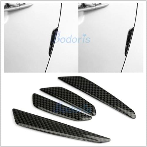 Accessory For Mercedes Benz A CLA GLA GL GLE Class W176 X156 C117 X117 X166 W166 Carbon Fiber Crash Barriers Stripes Bumper Trim