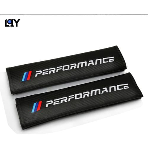 2PC automotive supplies carbon fiber shoulder belt belt cover for BMW M E36 E34 F10 E90 F30 F20 X3 E53 E70 g30 E30 E36
