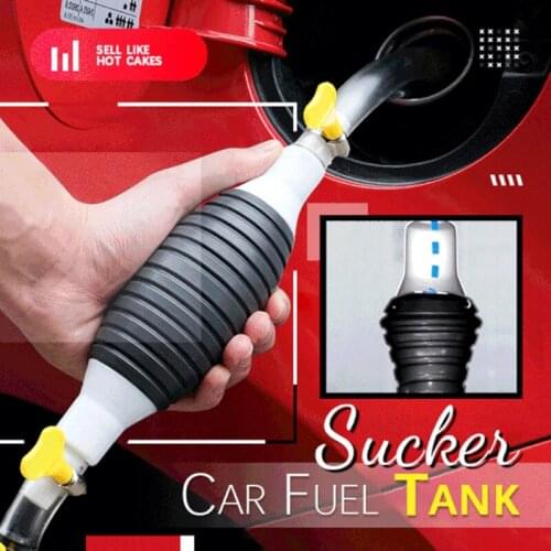 Car Fuel Tank Sucker Siphon Hose Manual Pumps for Fuel Gasoline Oil Water Liquid M8617