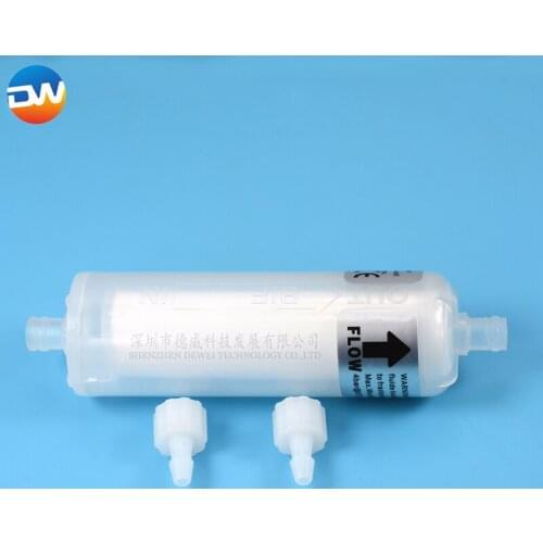 White Ink Filter Cylindrical for Infiniti Phaeton Crystaljet JHF Flatbed Inkjet Printers 5um 80mm Threaded Joint Long Ink Filter
