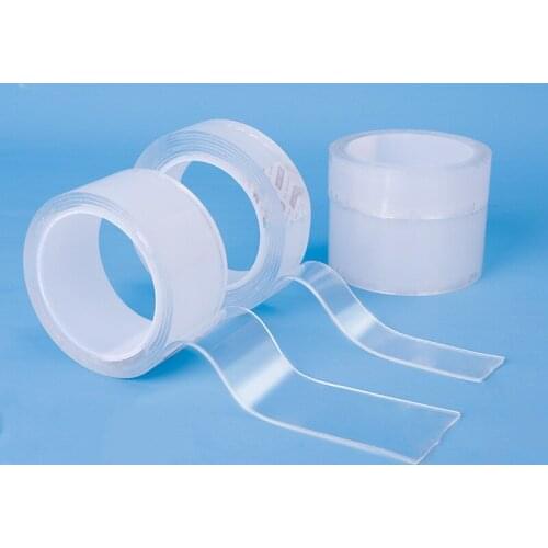 Deli 33601 nano tape fixed glass wall waterproof and high temperature resistant double-sided adhesive tape can be reused