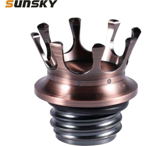 Motorcycle Fuel Tank Cap Suitable For Harley 883 / XL / 1200 / 48 / 72 CNC Aluminum Alloy Crown Cover