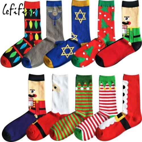 LeFifino Men's Christmas Socks