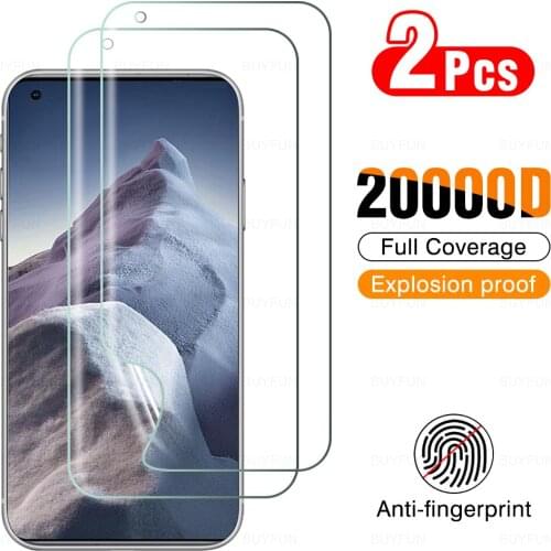 2Pcs Full Cover Soft Hydrogel Film For Xiaomi Mi 11 Ultra Protective Screen Protection For Xiao Mi 11 Ultra 6.81" Film Not Glass